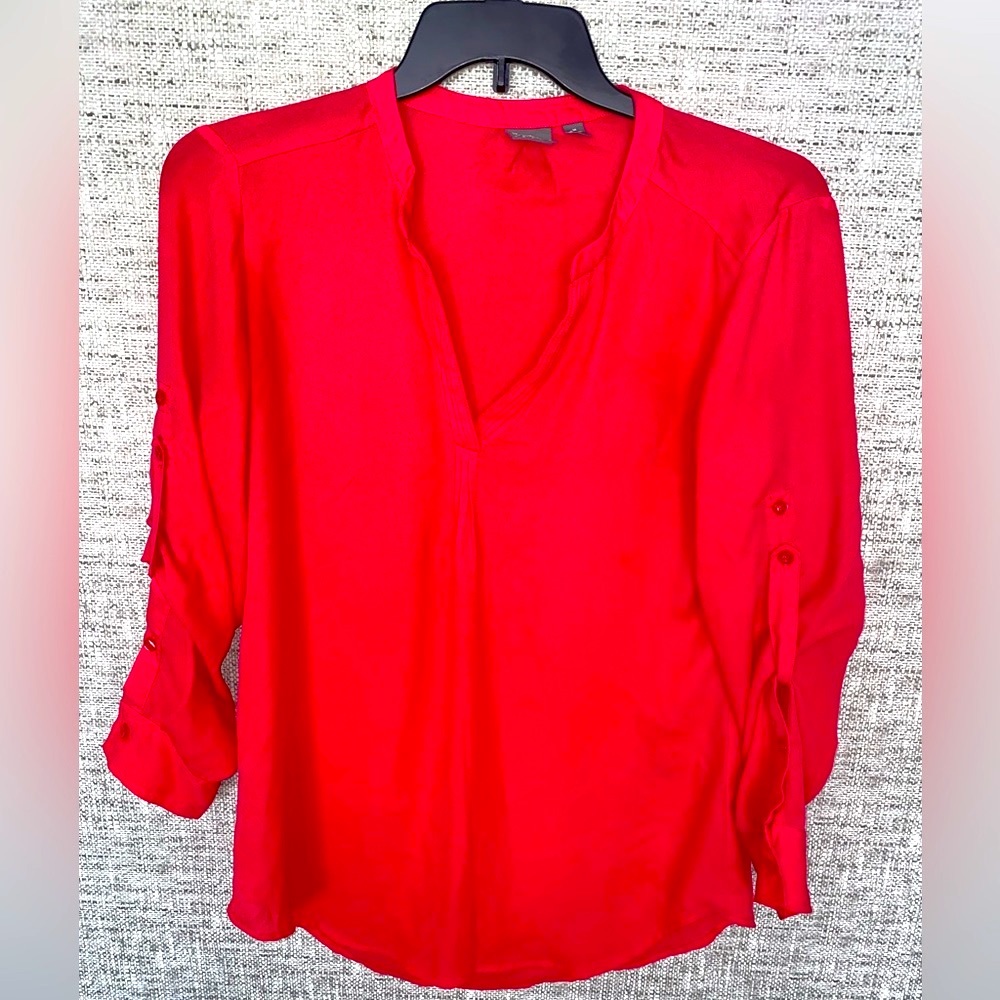 Soho New York & company Women's Pink Blouse Top Shirt Sz M